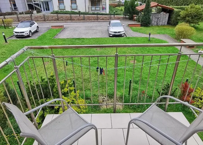 H2O apartament z balkonem i garażem, 300m plaża